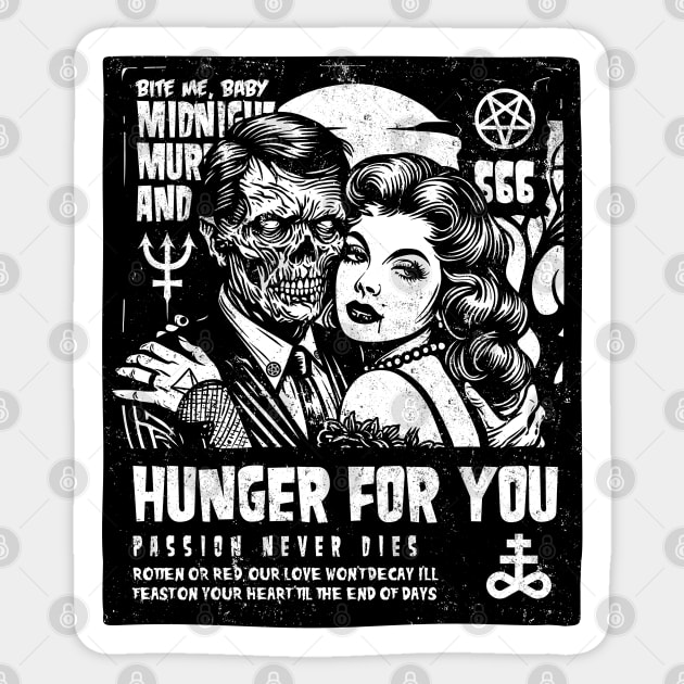 HUNGER FOR YOU Sticker by artslaves